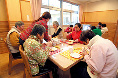 鹿野かちみ園や鹿野第二かちみ園での様子