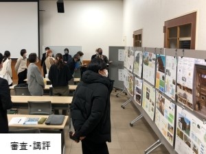 学生コンペでのプレゼンテーション風景 学生コンペでのプレゼンテーション風景