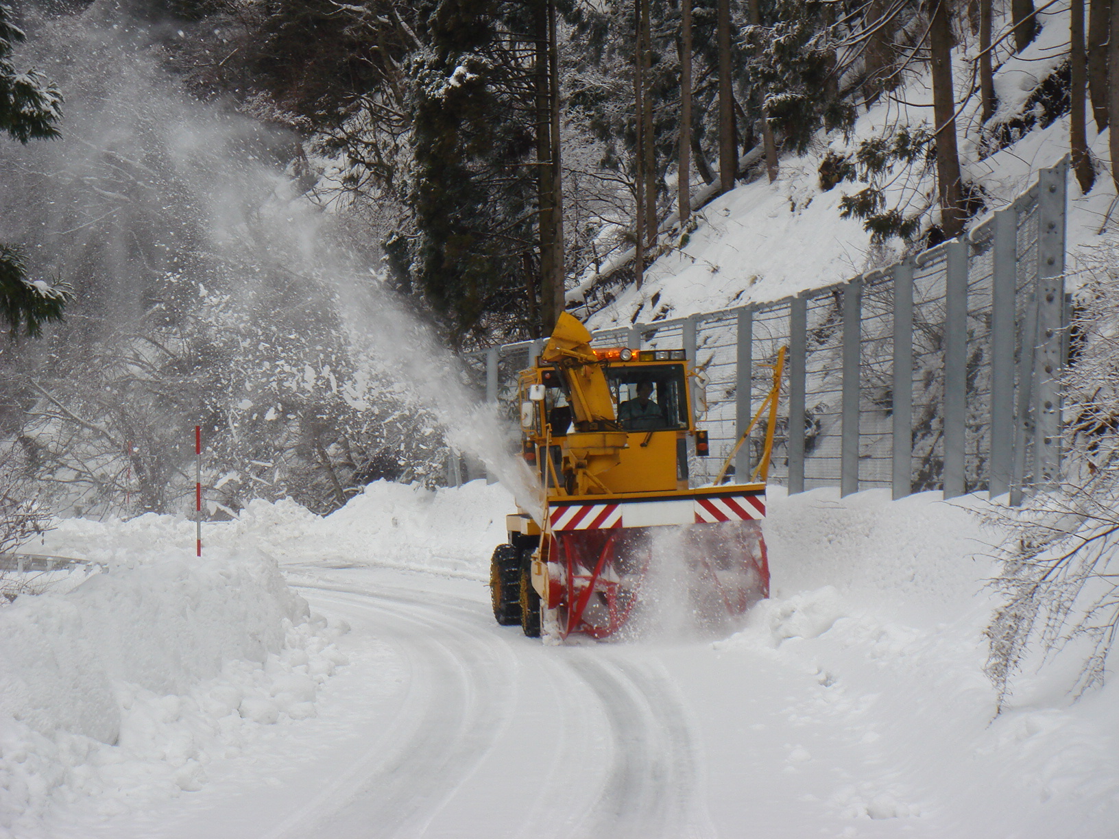 除雪写真