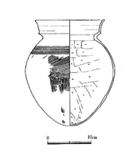 山陰地方の弥生時代終末の土器の図