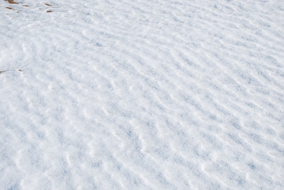 雪の砂丘