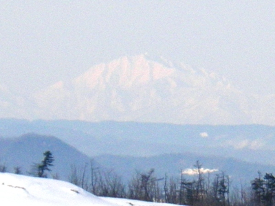 雪の大山（だいせん）