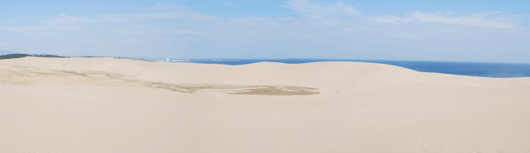 馬の背の風景