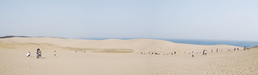 馬の背の風景