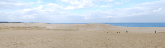 馬の背の風景