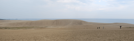 馬の背の風景