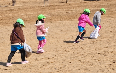 かんろ保育園の子ども達