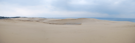 馬の背の風景