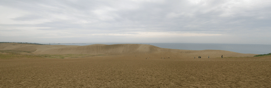 馬の背の風景
