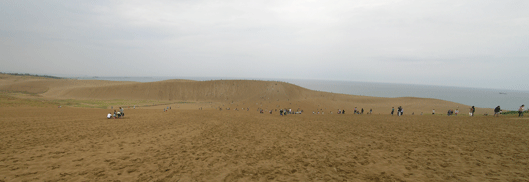 馬の背の風景