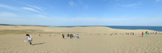 馬の背の風景