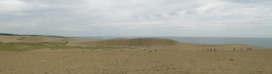 馬の背の風景