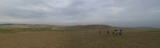 馬の背の風景