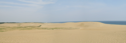 馬の背の風景