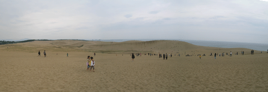 馬の背の風景