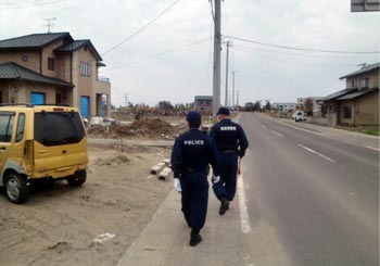 宮城県での警ら・警戒活動１