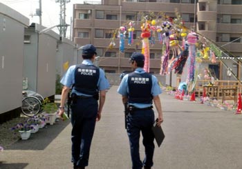 宮城県での警ら・警戒活動４