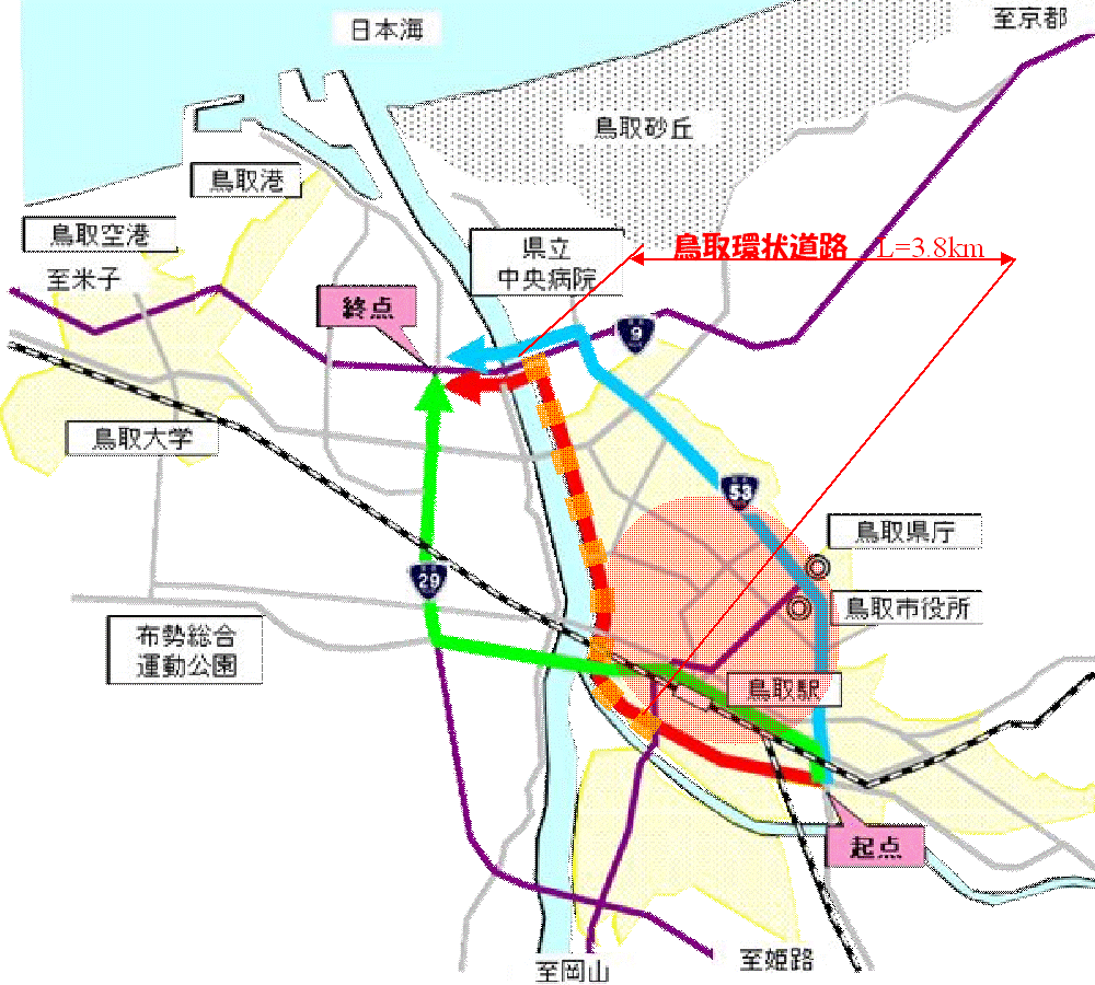 整備効果：宮下十六本松線