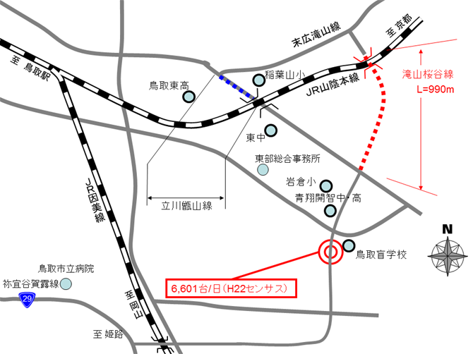 事業箇所の地図の画像