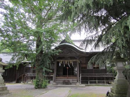 八幡神社社殿の写真