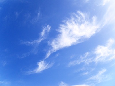 鳥取砂丘から見た雲