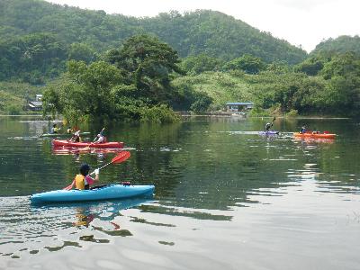 多鯰ヶ池カヌー