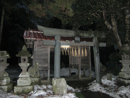 神社の実地調査の写真（その2）