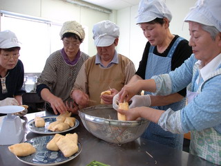 いただき作りの様子