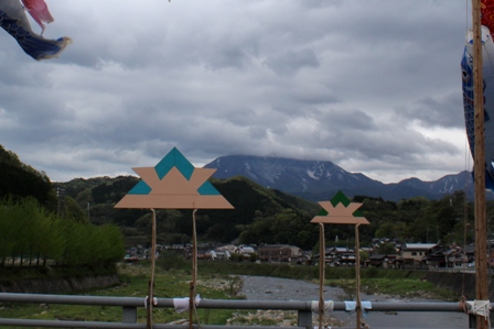 帽子をかぶった大山が撮影できるスポット