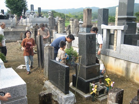 ステオさんの墓がある墓地の写真