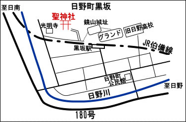聖神社の地図