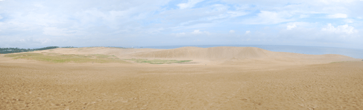 馬の背の風景