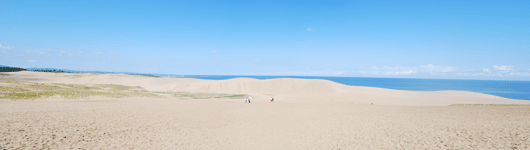 ９月１２日朝の鳥取砂丘