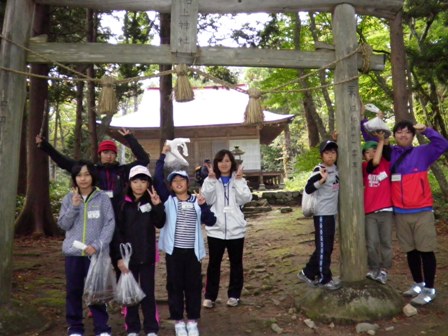 船上神社！