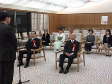 授賞式