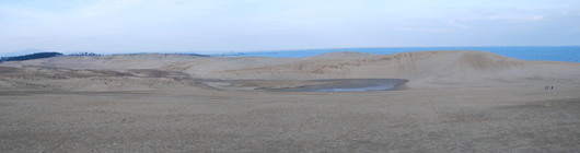 「馬の背」の風景－太陽の光を浴びています