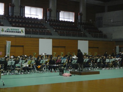 吹奏楽団の練習