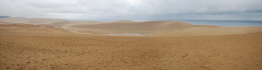 「馬の背」の風景－小雨が降っています