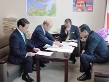 面談