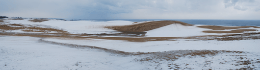 「馬の背」の風景－零下の朝を迎えています