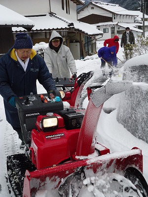 除雪の様子