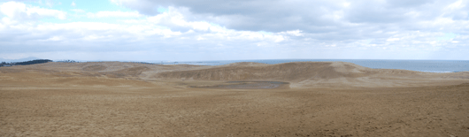 「馬の背」の風景－青空が広がってきています