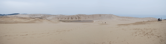 「馬の背」の風景－曇り空です