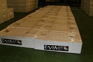 30箱も並んで