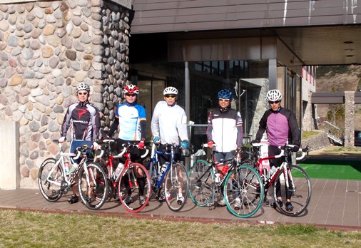 自転車の御一行さま