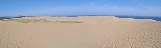 「馬の背」の風景－海とのコントラストが美しいです