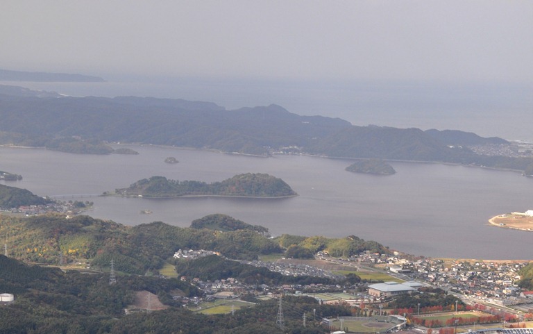 湖山池航空写真