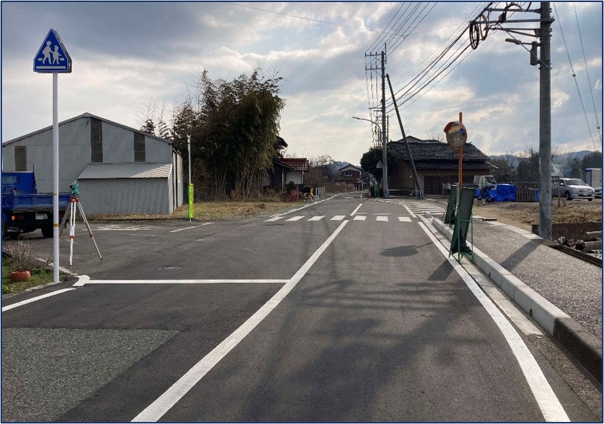 気高町下原　歩道整備後写真