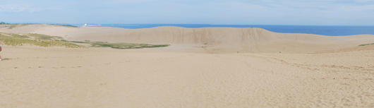 馬の背の風景