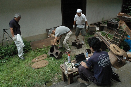 7月23日の調査の様子の写真